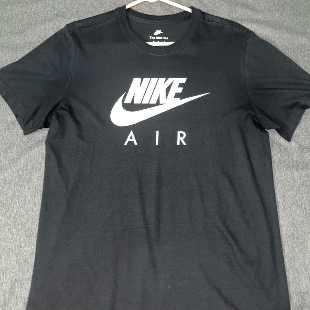 Nike Black T-Shirt with White Logo